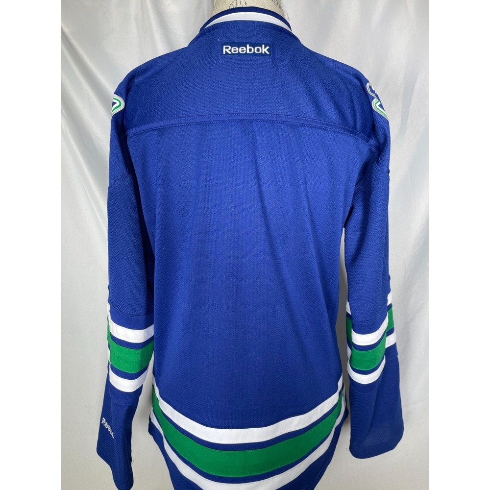 Vancouver Canucks NHL Reebok Blue Premier Alternate Jersey Women's LARGE - Picture 11 of 15